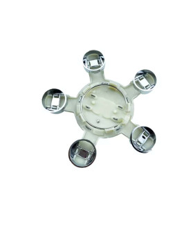 135mm / 59mm Lot de 4 Audi Cache-Moyeux Étoile 4F0601165N - Gris TitaneCentres de Roue