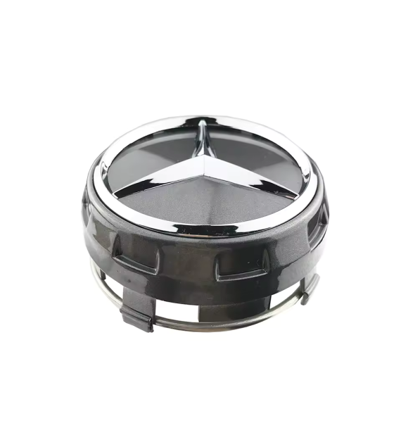 75mm / 70mm Lot de 4 Mercedes Cache-Moyeux A0004000900 - Gris Titane Style Centres de Roue