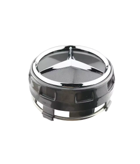 4pcs 75mm / 70mm Mercedes Hub Caps A0004000900 - Titanium Grey Wheel Centers