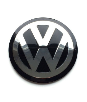 VW Metal Wheel Center Stickers Emblems (56mm to 90mm) - Full Size Range | 4pcs