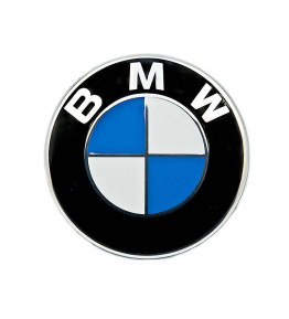 4er Set BMW Klassisch Blau Weiß Felgendeckel Aufkleber (56mm 60mm 65mm 70mm)