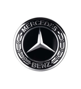 4er Set Komplett Schwarz Benz Embleme Felgendeckel Nabenkappen Logo Aufkleber 56-75mm