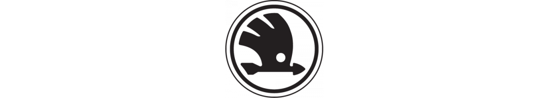 Škoda Wheel Center Stickers | 56mm & 65mm Hub Cap Decals